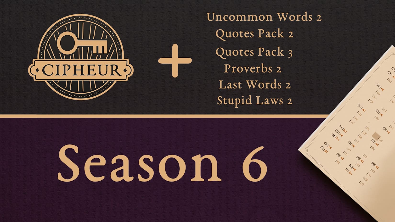 Capa de Cipheur - Season 6