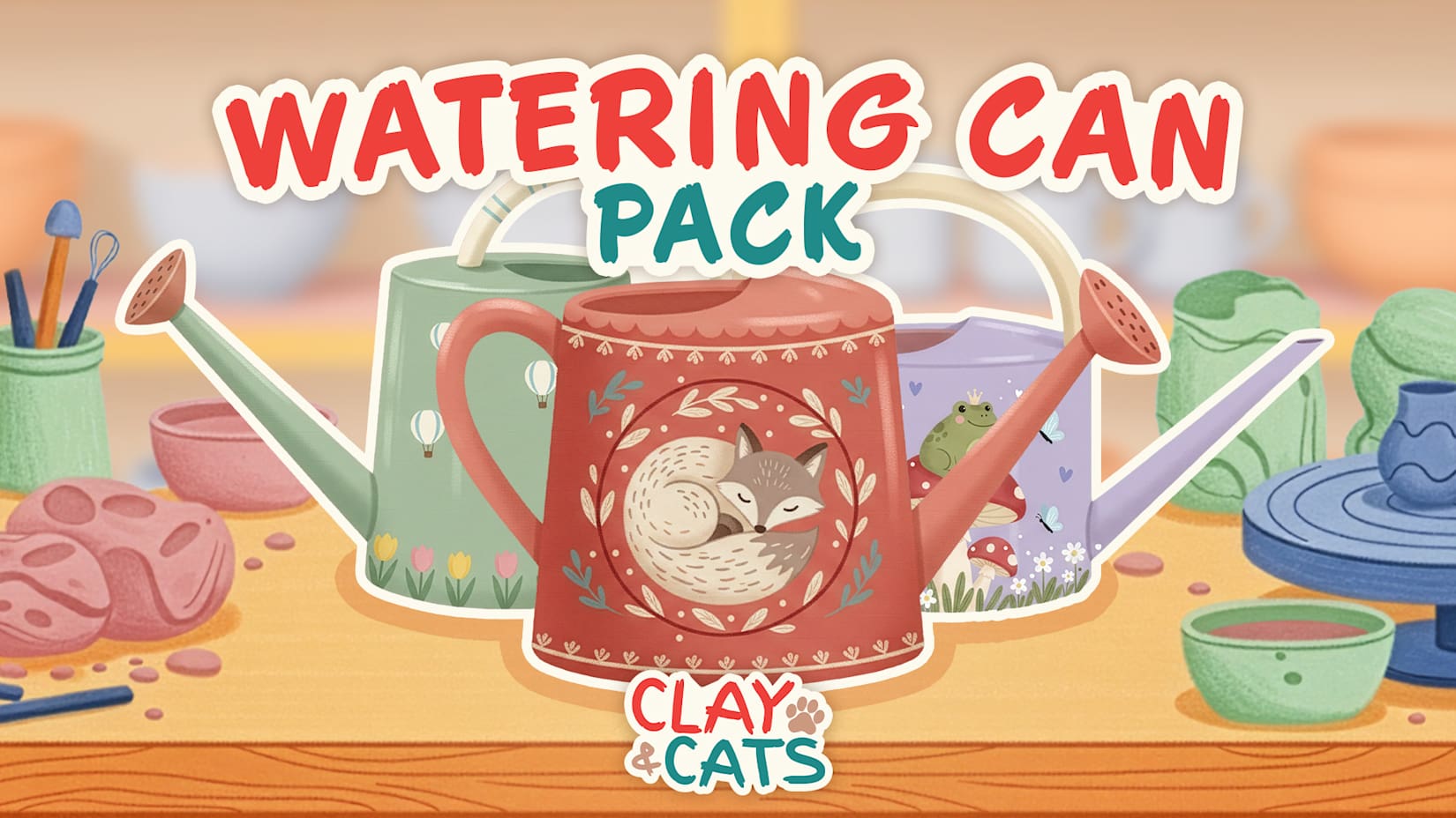 Capa de Clay&Cats Watering Can Pack