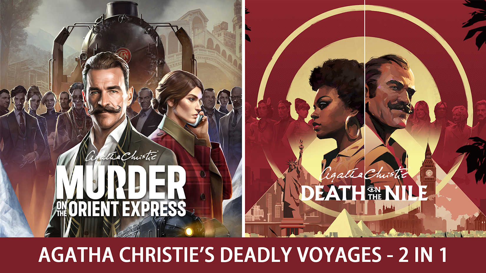 Capa de Agatha Christie's Deadly Voyages - 2 in 1