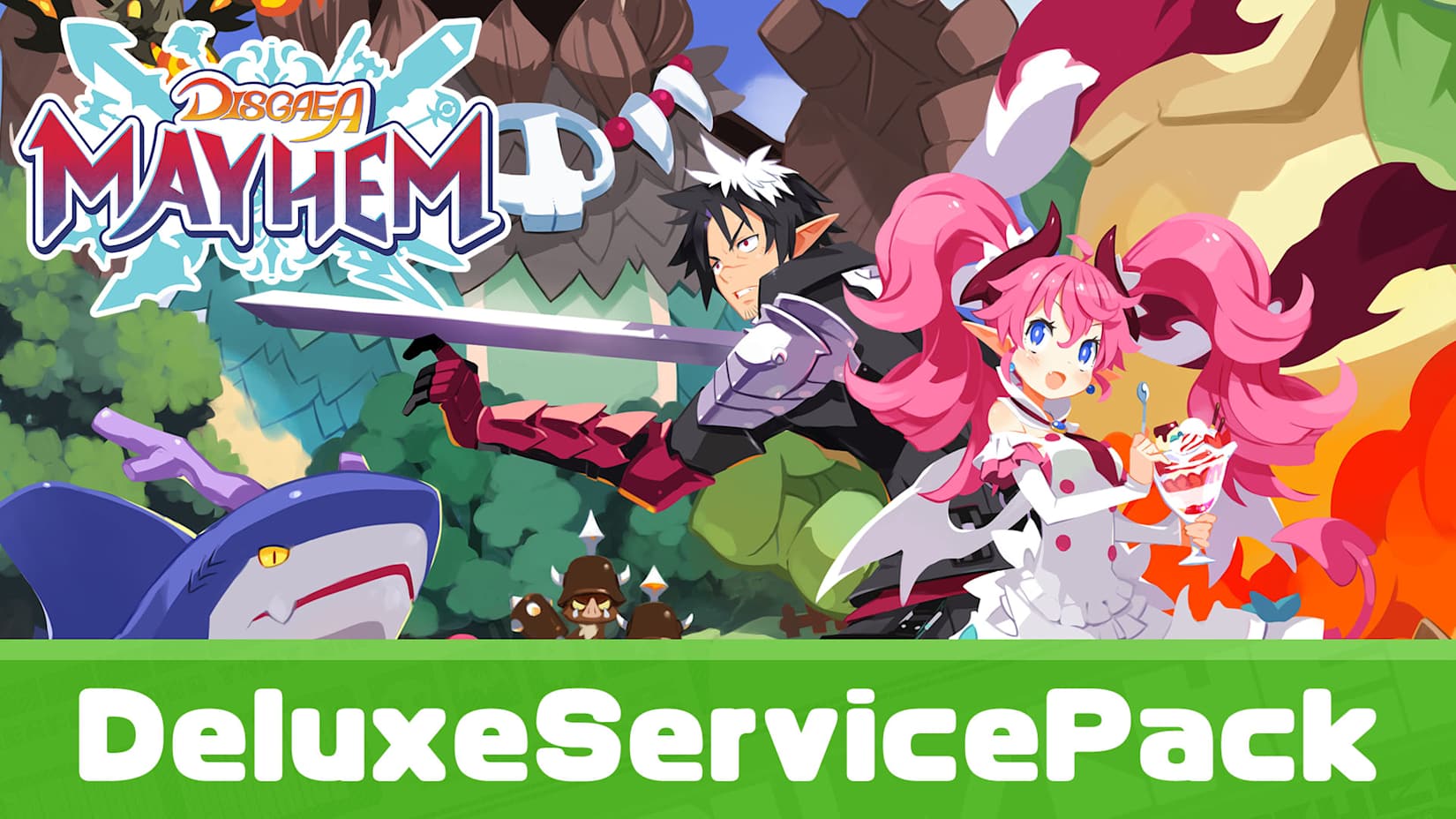 Capa de Disgaea Mayhem - Deluxe Service Pack