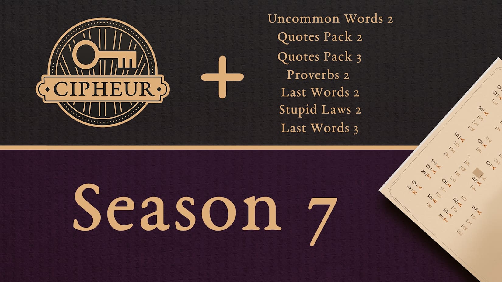 Capa de Cipheur - Season 7