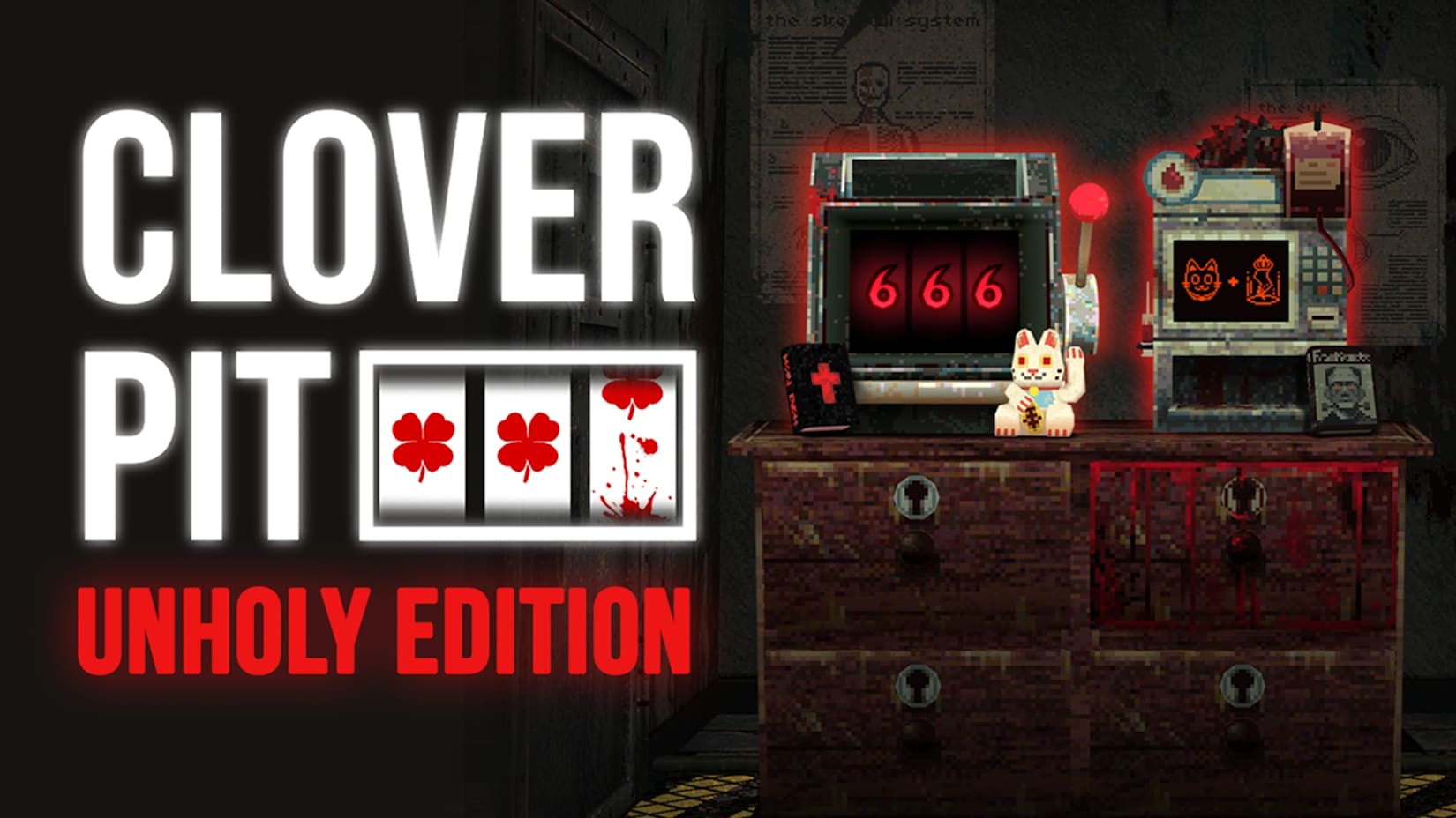 Capa de Cloverpit Unholy Edition Bundle