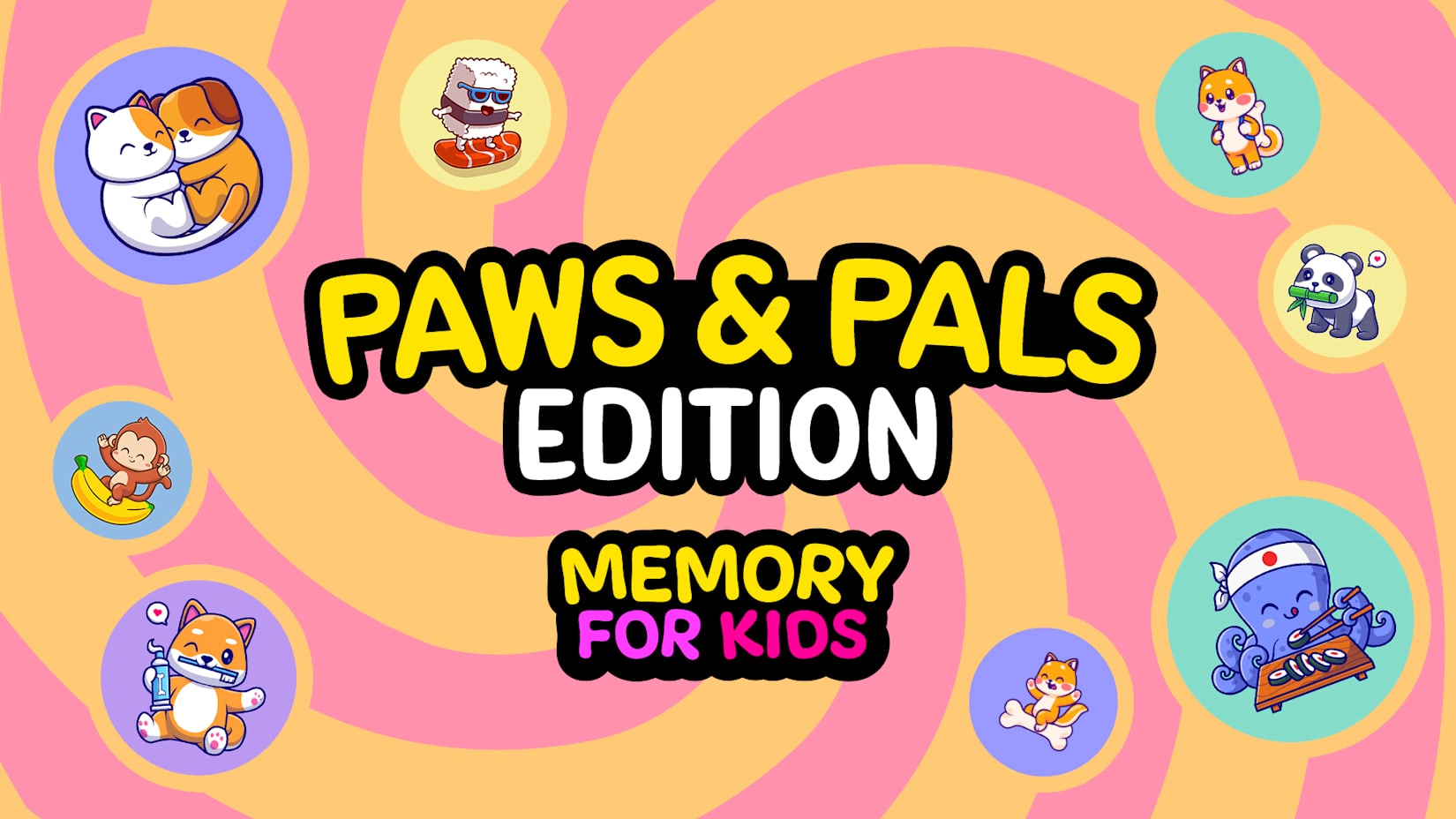 Memory For Kids Paws & Pals Edition 封面