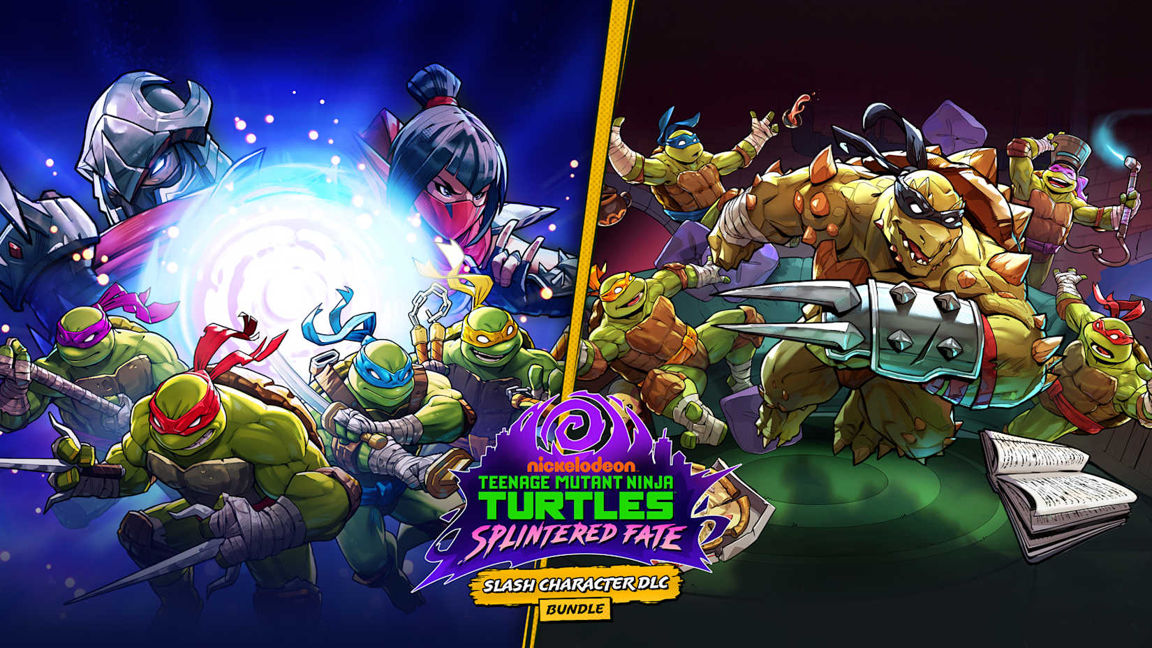 Capa de Tartarugas Ninja: O Destino de Splinter e Slash