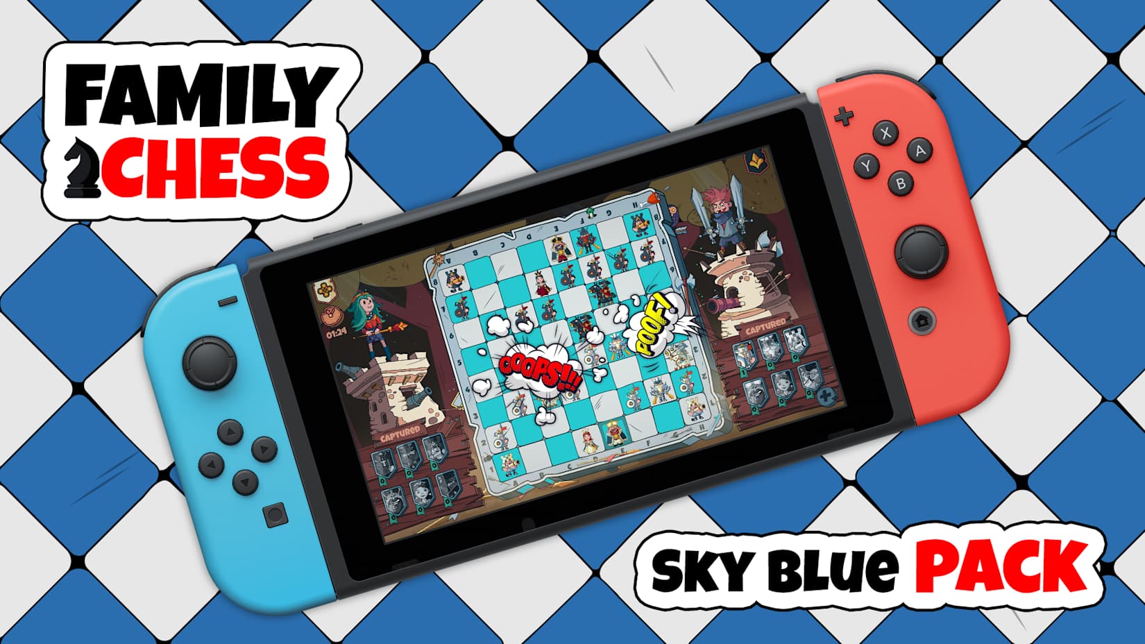 Capa de Family Chess Sky Blue Pack
