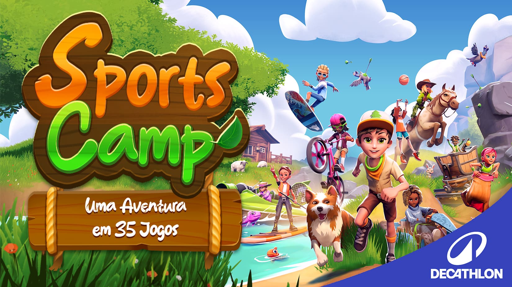 Sports Camp: Uma Aventura em 35 Jogos 封面