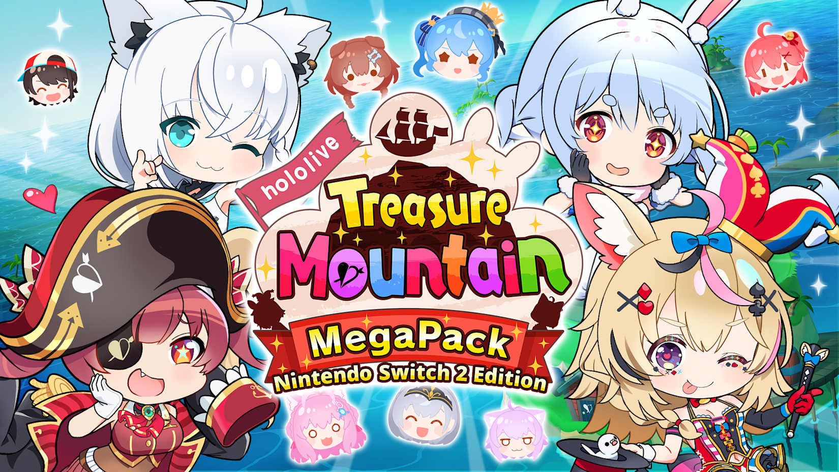 Capa de hololive Treasure Mountain MegaPack – Nintendo Switch 2 Edition