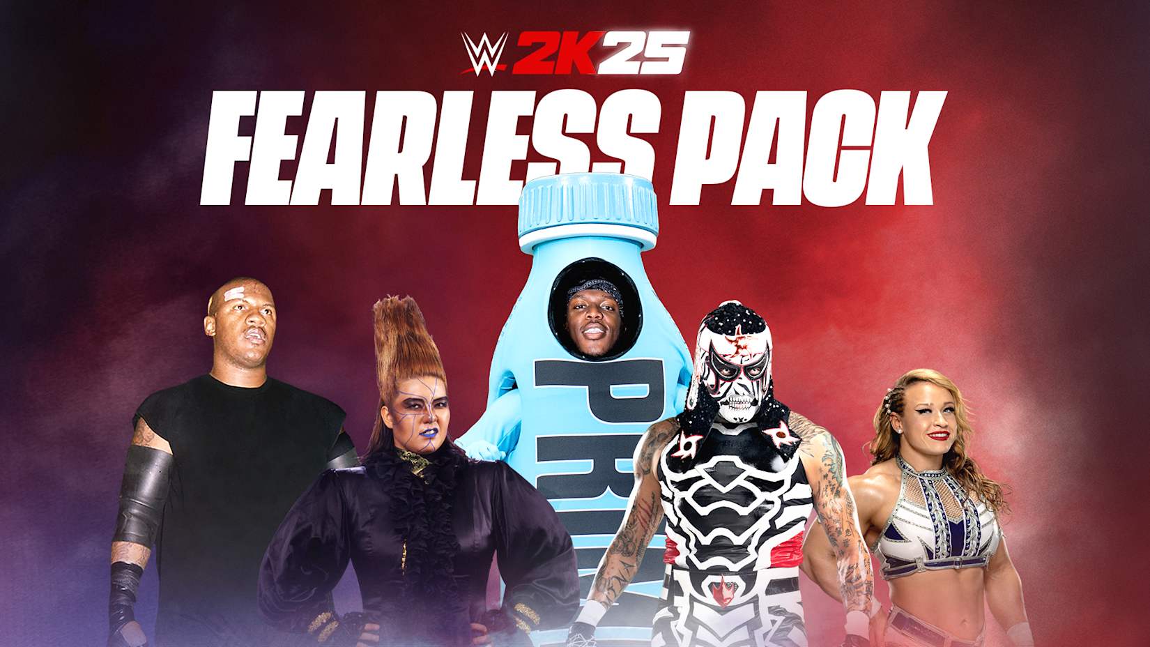 WWE 2K25 Pacote Destemidos 封面