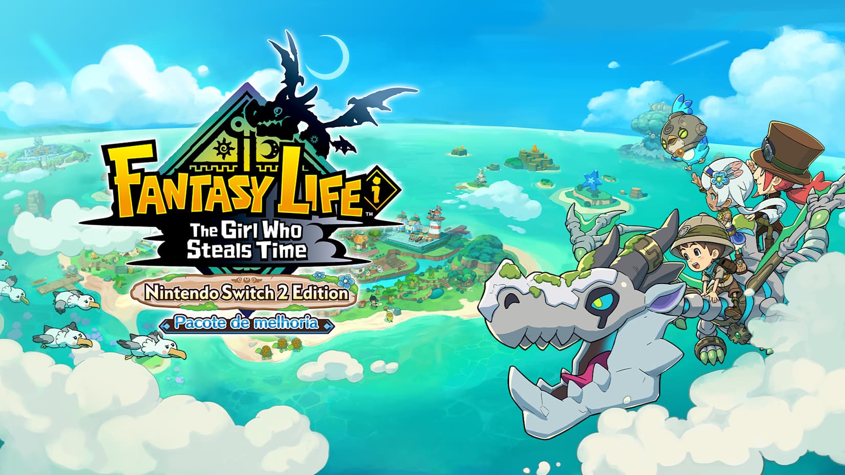 Capa de Pacote de melhoria Nintendo Switch™ 2 Edition para FANTASY LIFE i: The Girl Who Steals Time