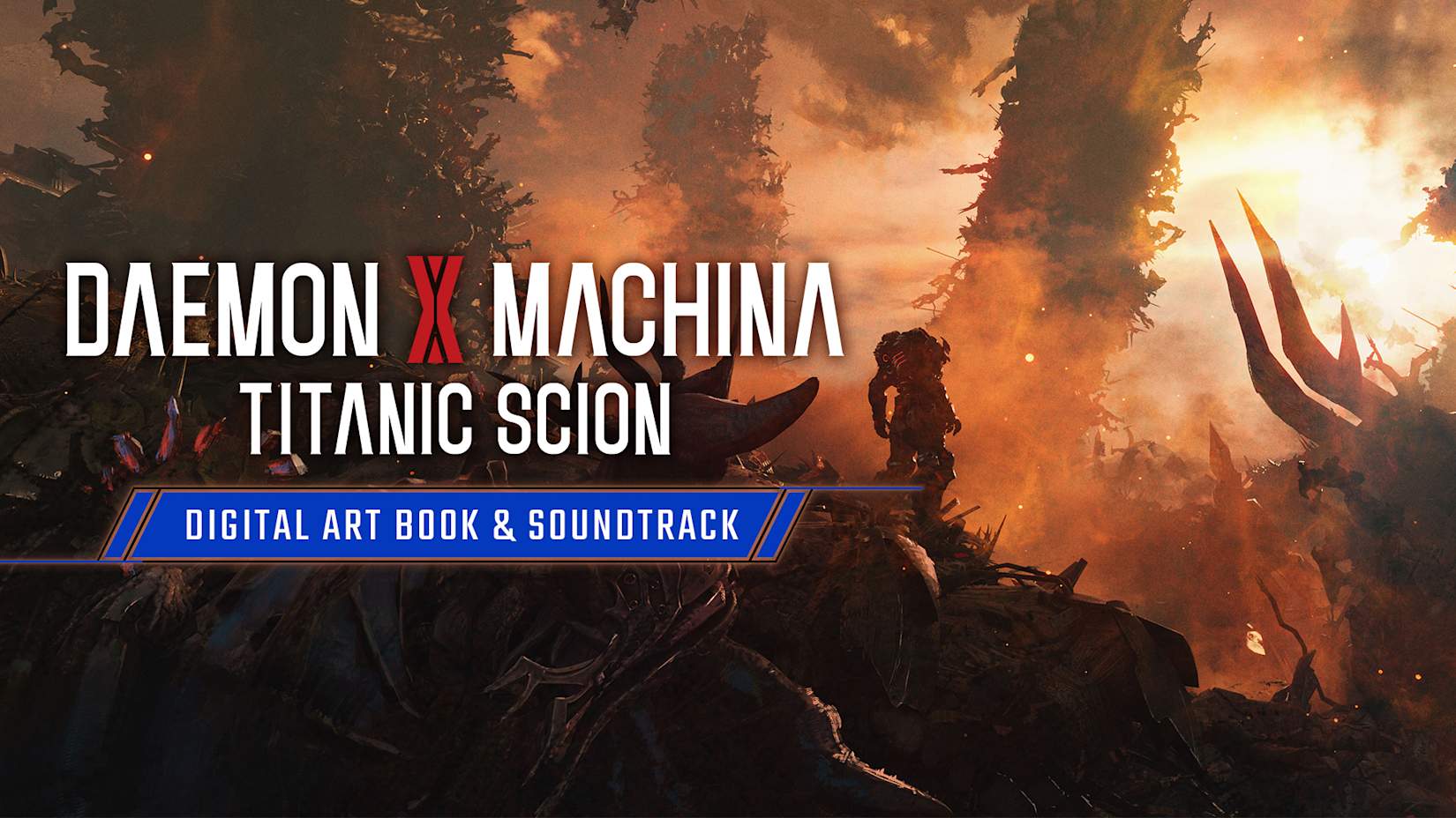 Capa de Daemon X Machina: Titanic Scion Digital Art Book & Soundtrack