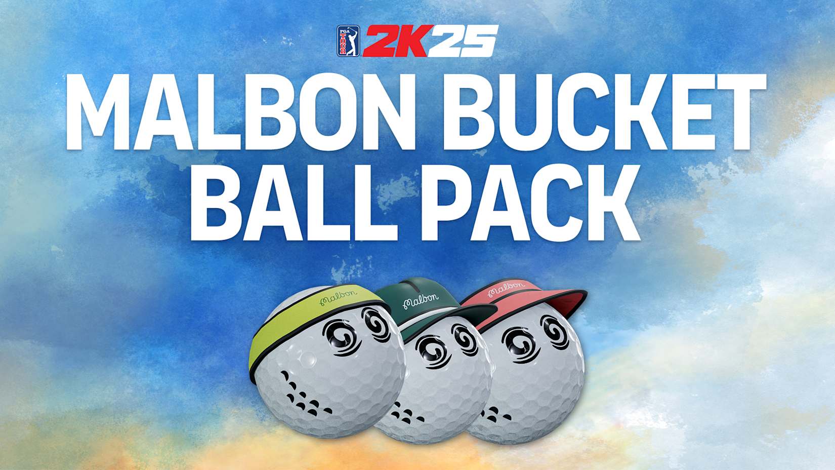 PGA TOUR 2K25 Pacote de bola Malbon Bucket 封面