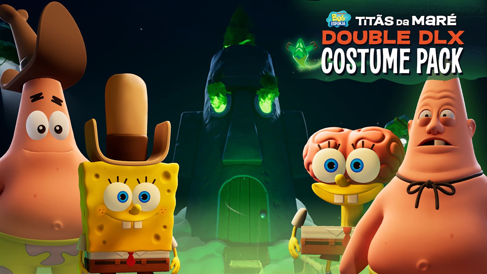 Capa de Bob Esponja: Titãs da Maré - Double Deluxe Costume Pack DLC