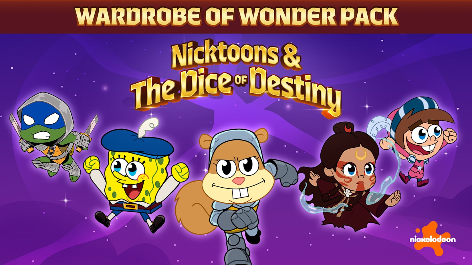 Nicktoons & The Dice of Destiny - Wardrobe of Wonder Pack 封面
