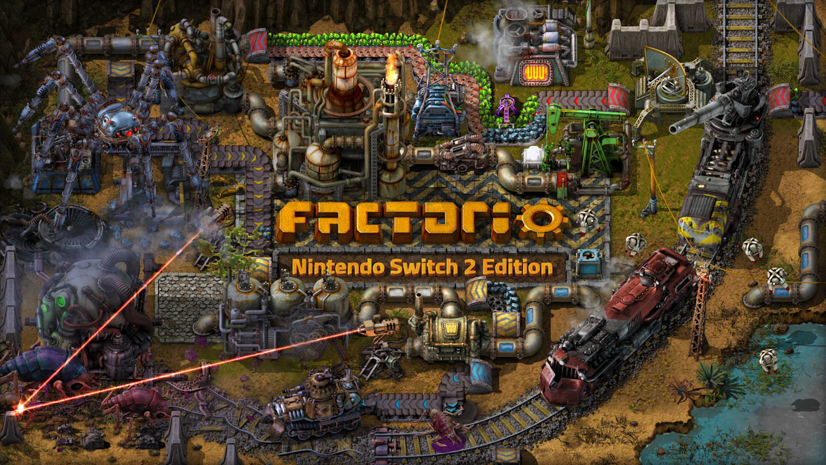 Capa de Factorio – Nintendo Switch™ 2 Edition Upgrade Pack