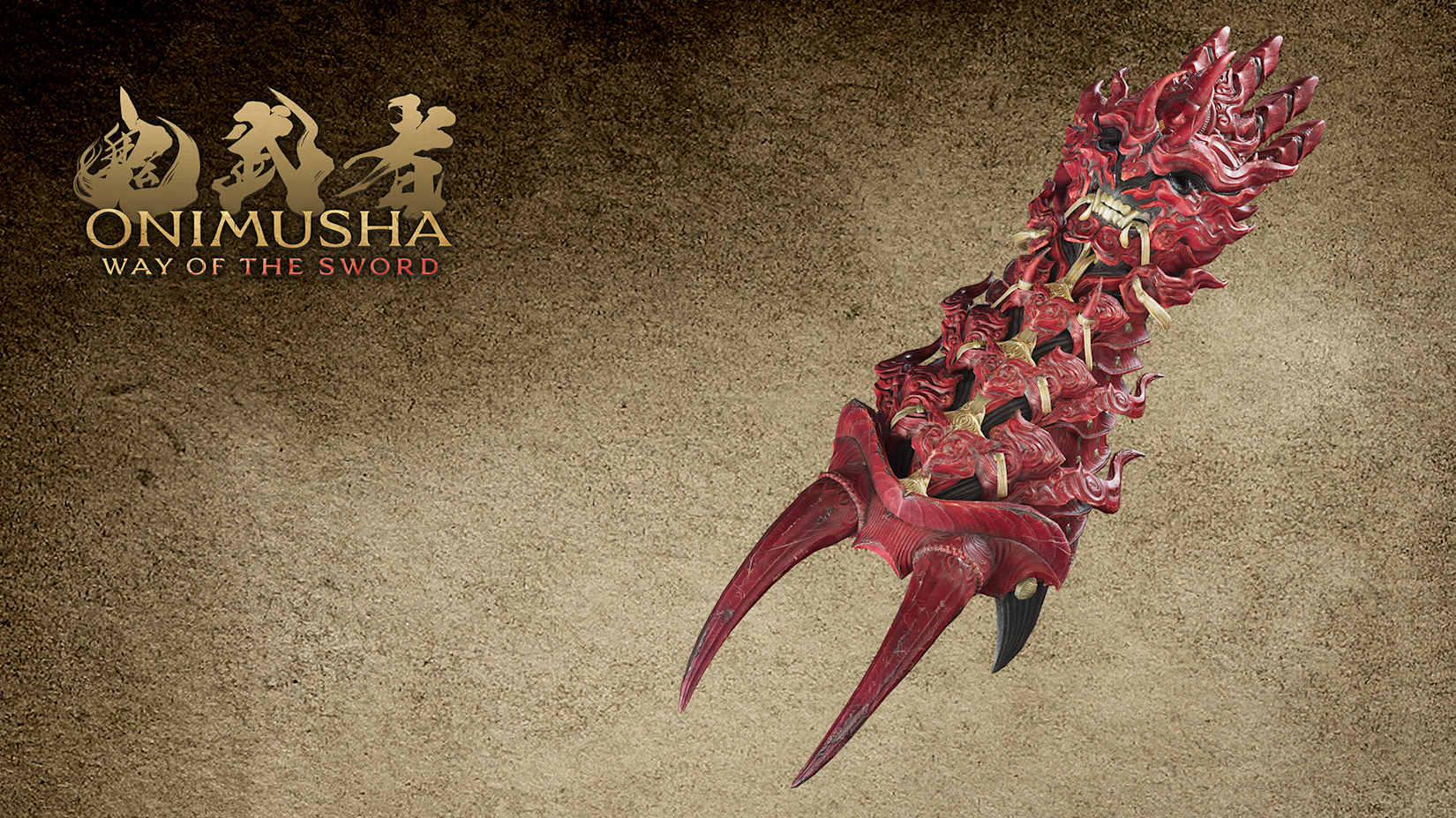 Onimusha: WotS - Manopla Oni: Lótus Carmesim 封面