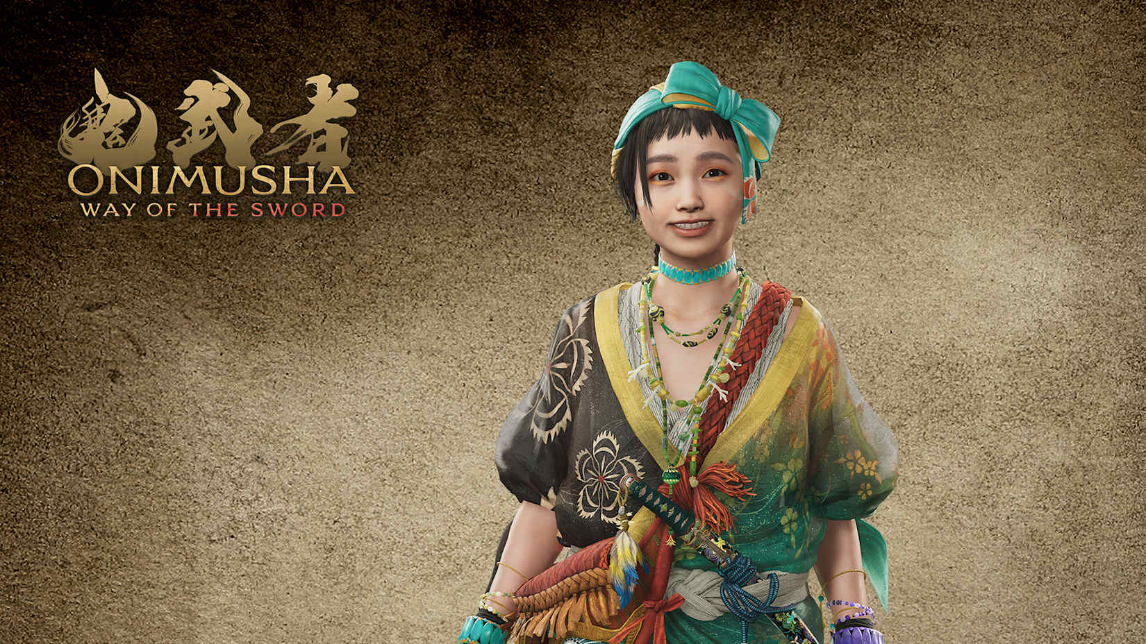 Onimusha: WotS - Traje para Okuni: Dança das Flores 封面