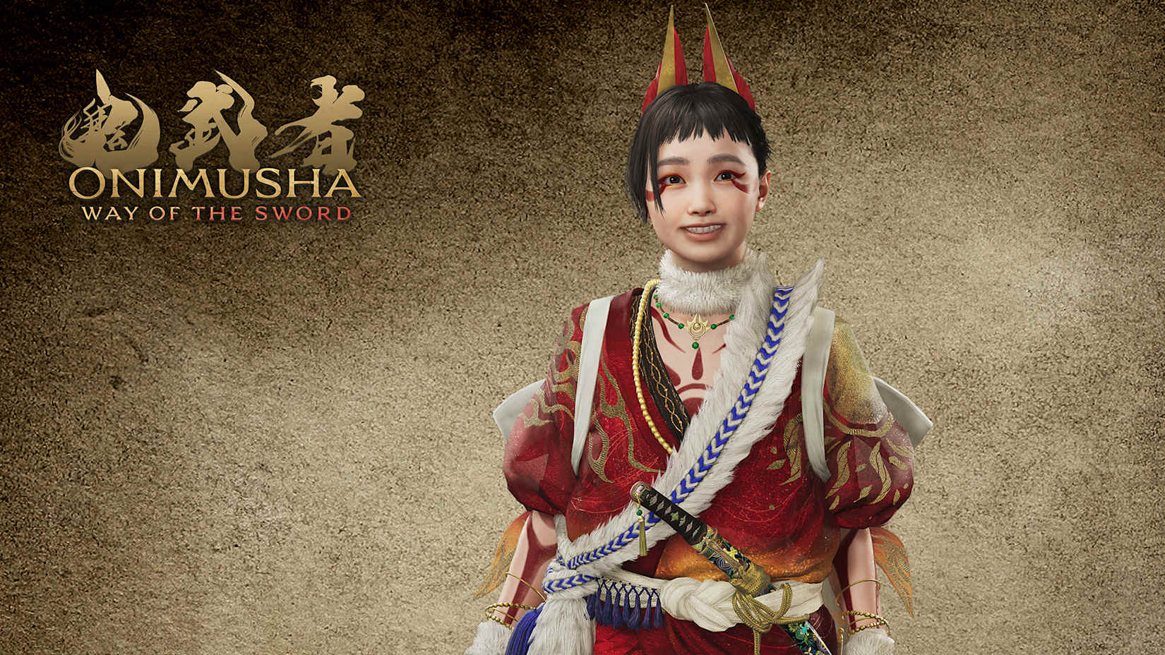 Onimusha: WotS - Traje para Okuni: Dança Oni 封面