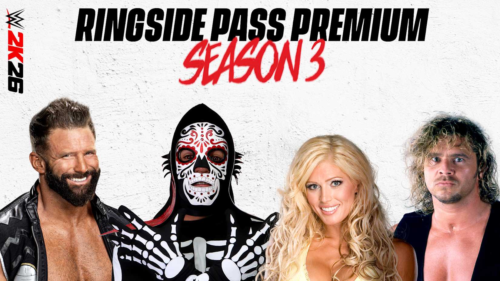 3ª Temporada do Ringside Pass premium do WWE 2K26 封面