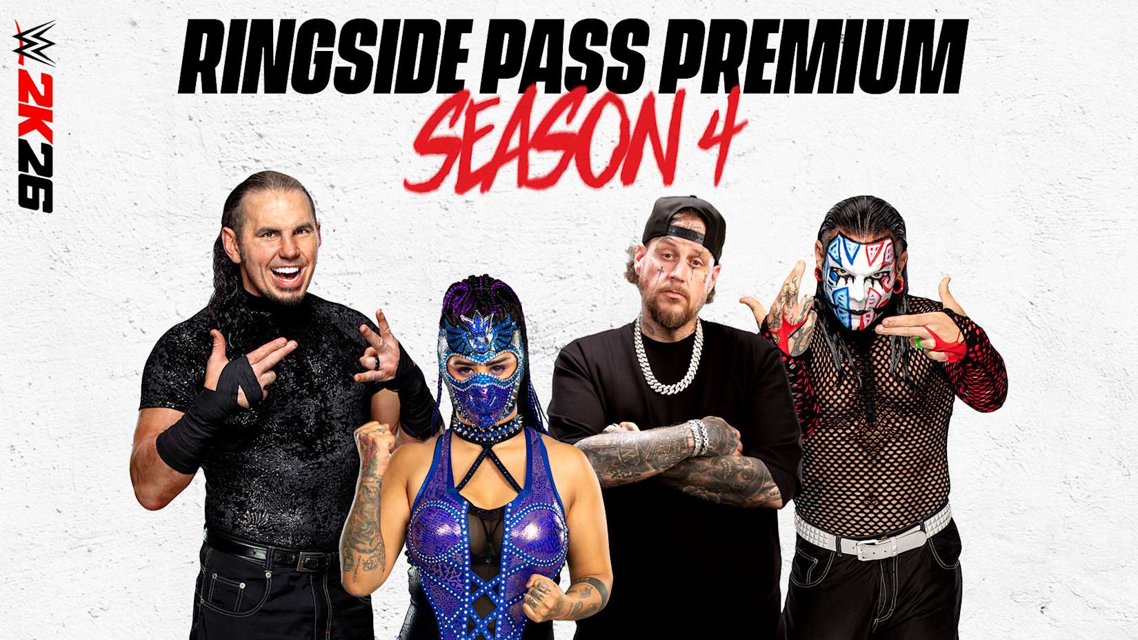 4ª Temporada do Ringside Pass premium do WWE 2K26 封面