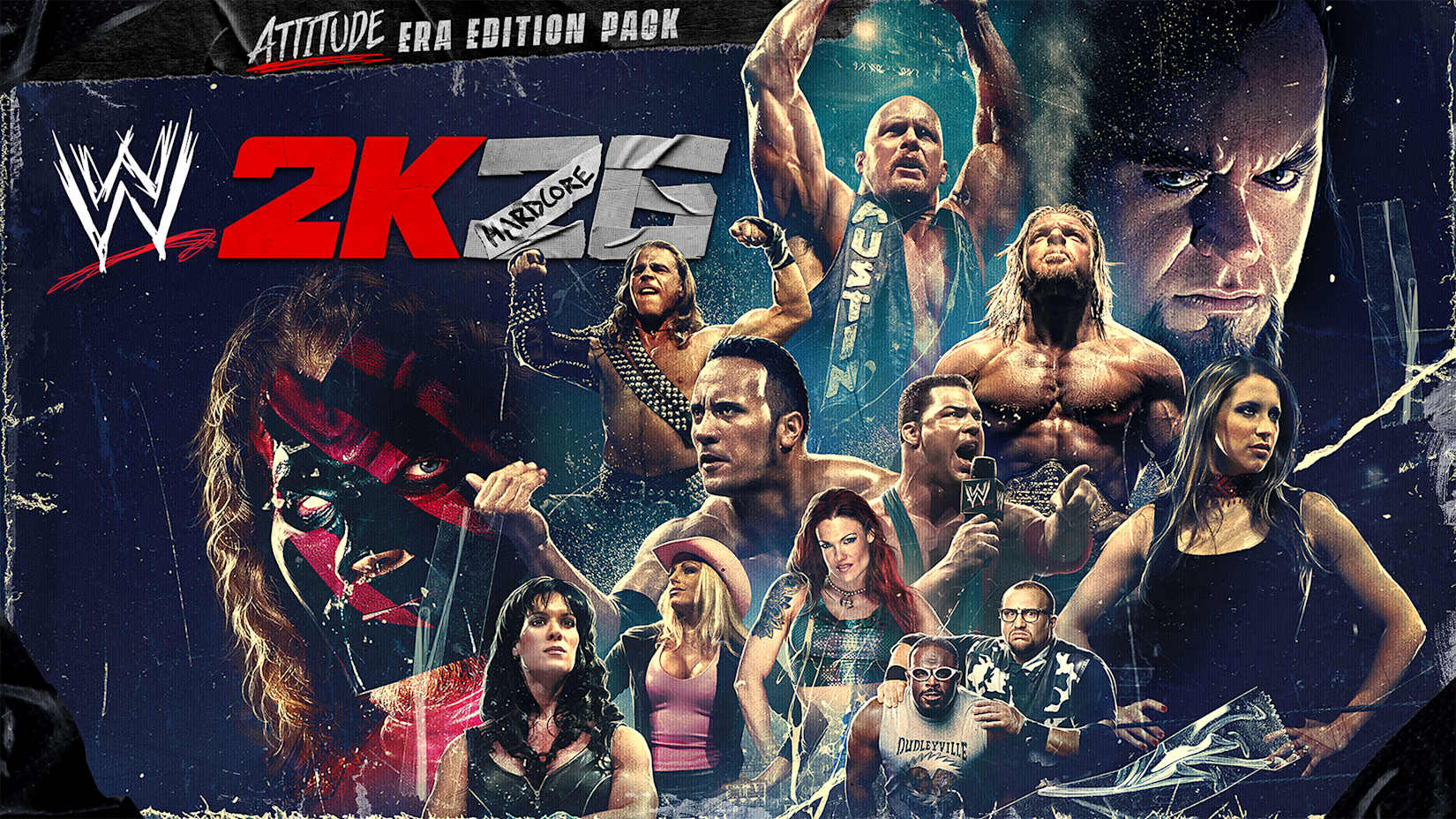 WWE 2K26: pacote da edição Attitude Era 封面