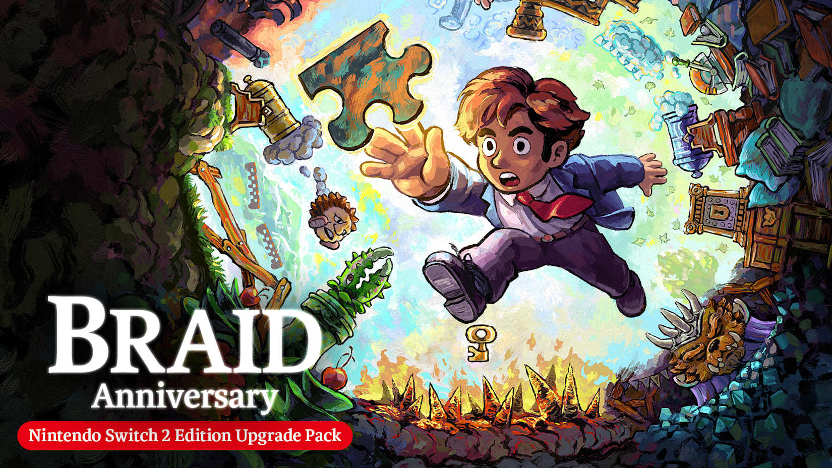 Capa de Braid: Edição de Aniversário – Nintendo Switch 2 Edition Upgrade Pack