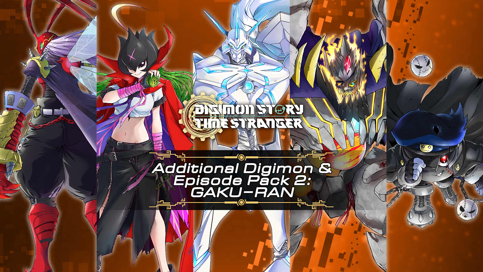 Digimon Story Time Stranger - Pacote de Episódios e Digimon Adicionais 2: GAKU−RAN 封面