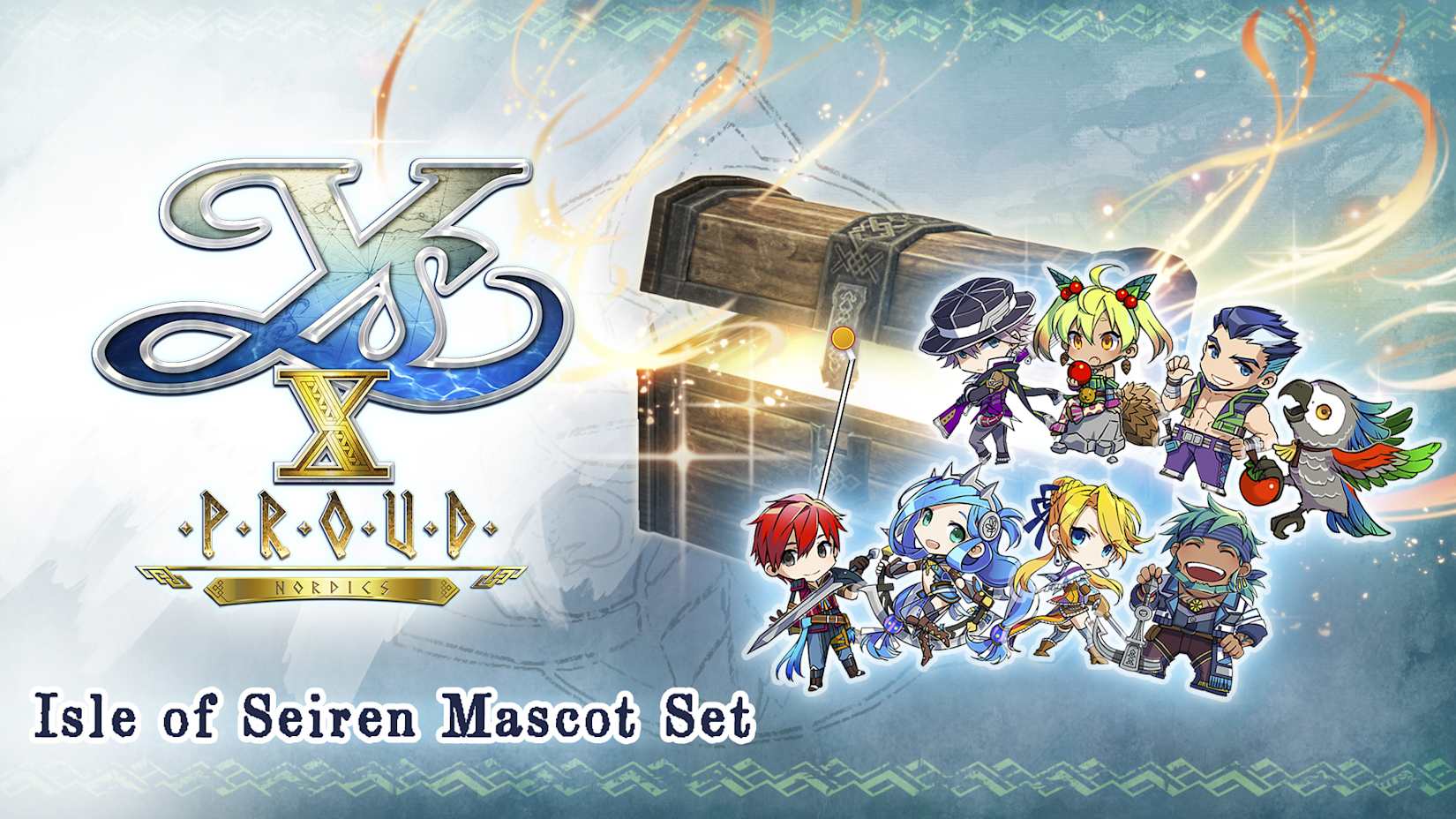 Capa de Ys X: Proud Nordics - Isle of Seiren Mascot Set