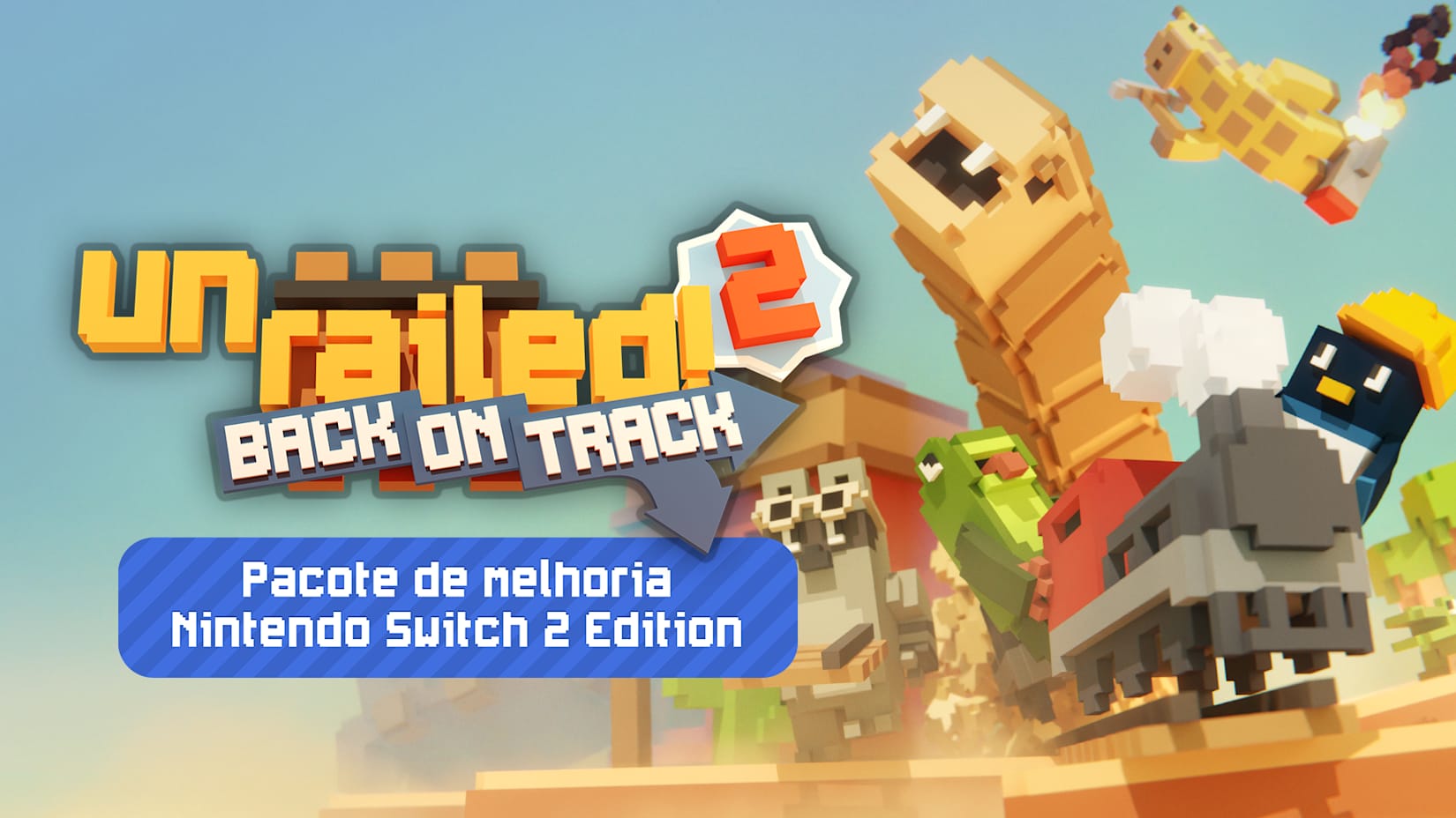 Unrailed 2: Back on Track pacote de melhoria Nintendo Switch™ 2 Edition 封面