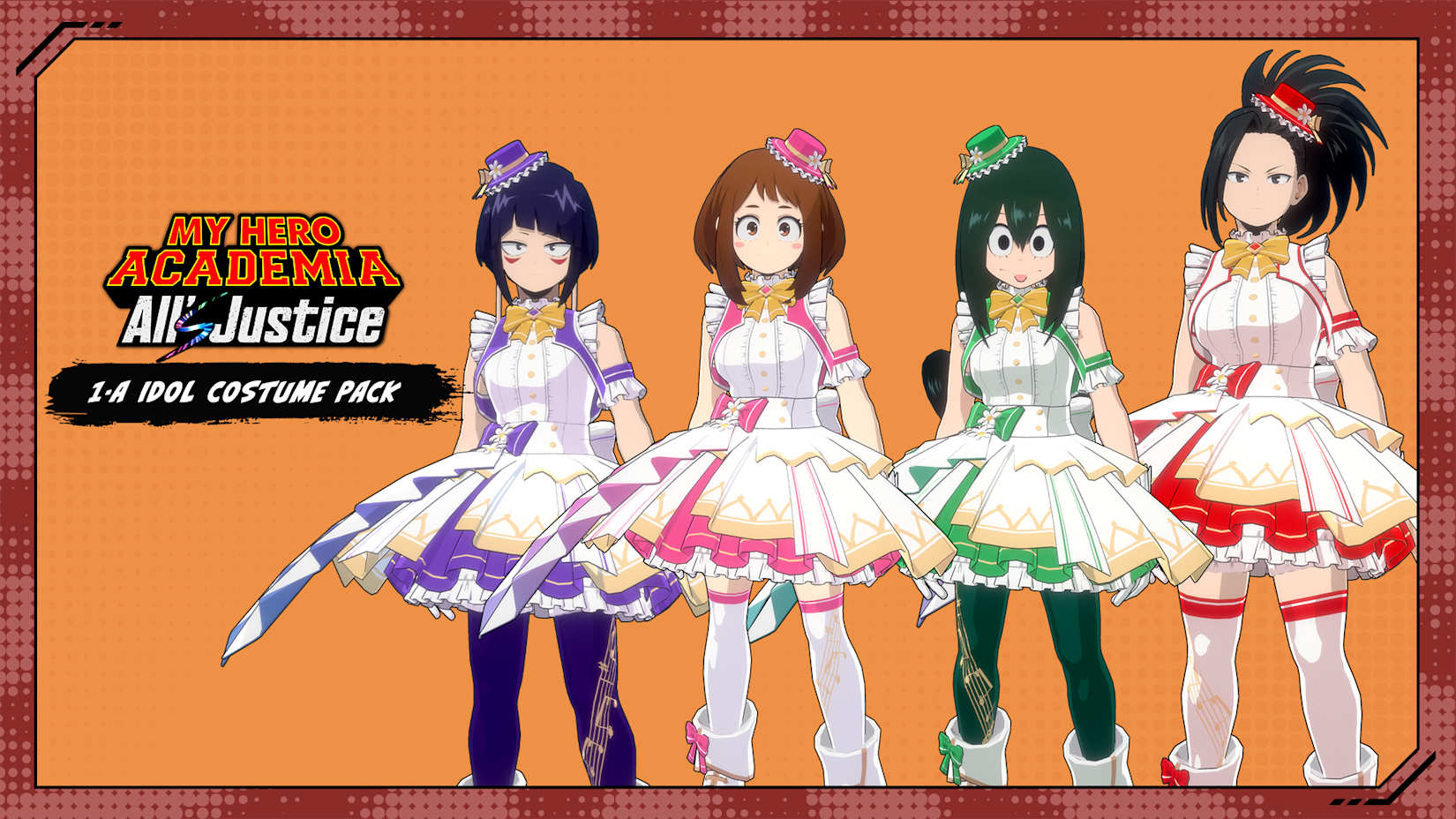 MY HERO ACADEMIA: All’s Justice - Pacote de Trajes Idol da 1-A 封面