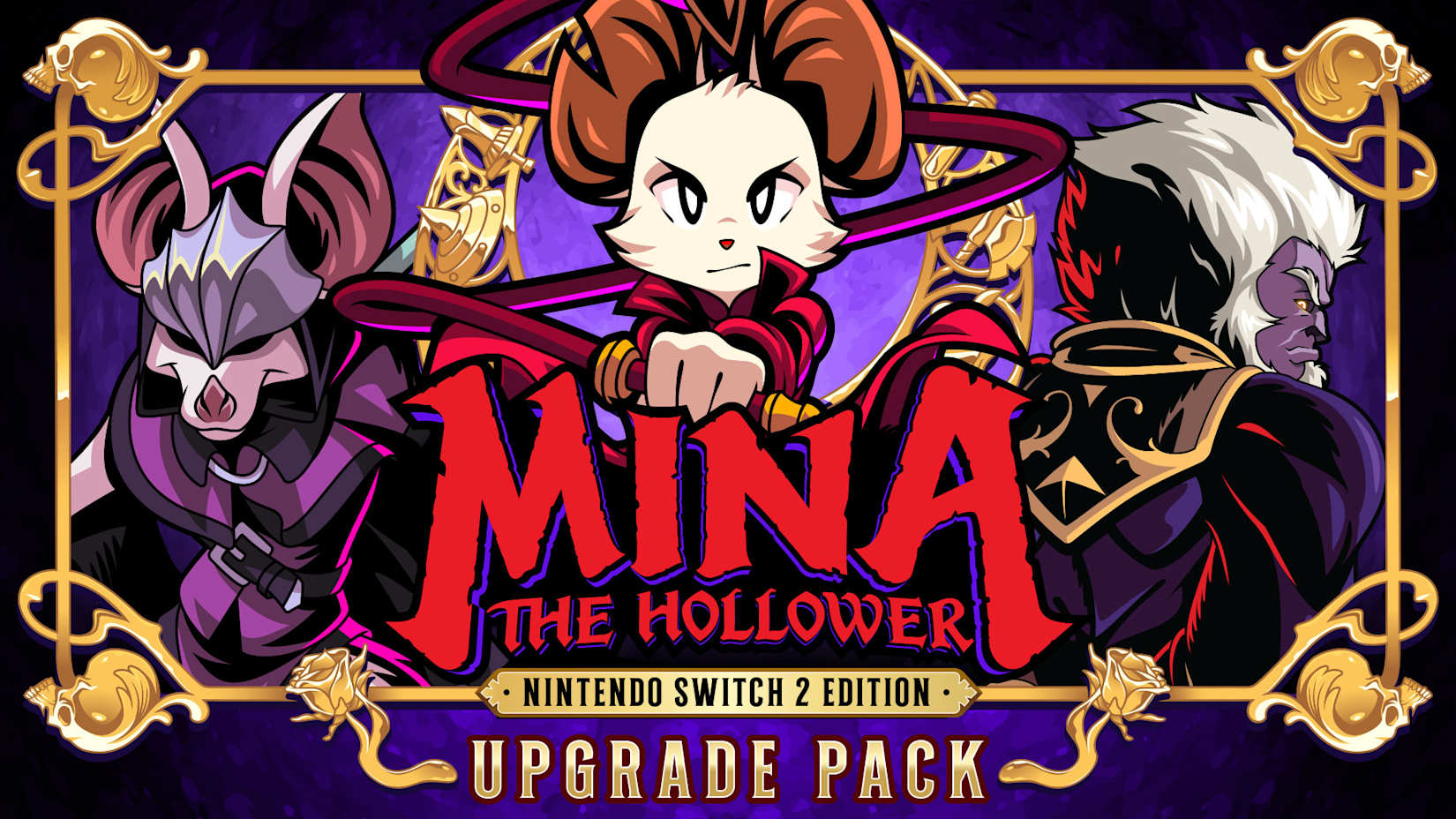 Capa de Pacote de melhoria Mina the Hollower - Nintendo Switch 2 Edition