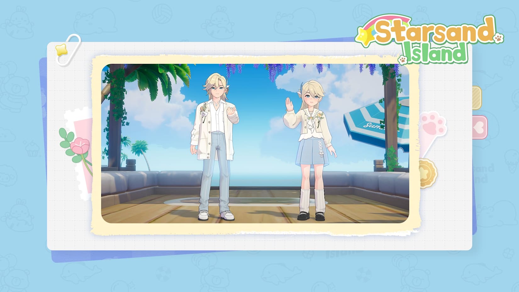 Capa de Starsand Island "Shining Star"Outfit Set
