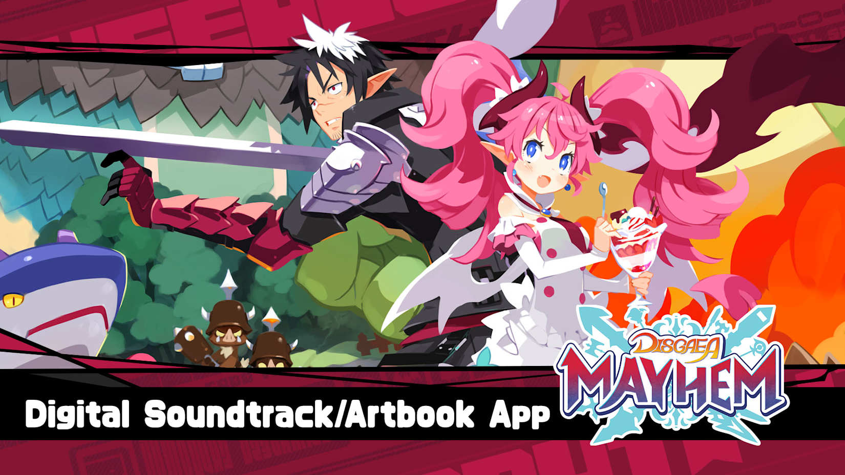 Capa de Disgaea Mayhem - Digital Soundtrack/Artbook App