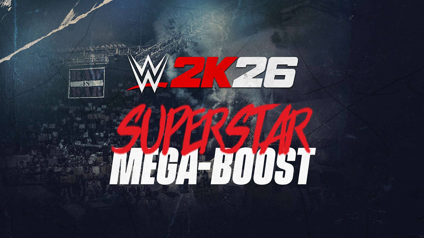 Superstar Mega-Boost WWE 2K26 封面
