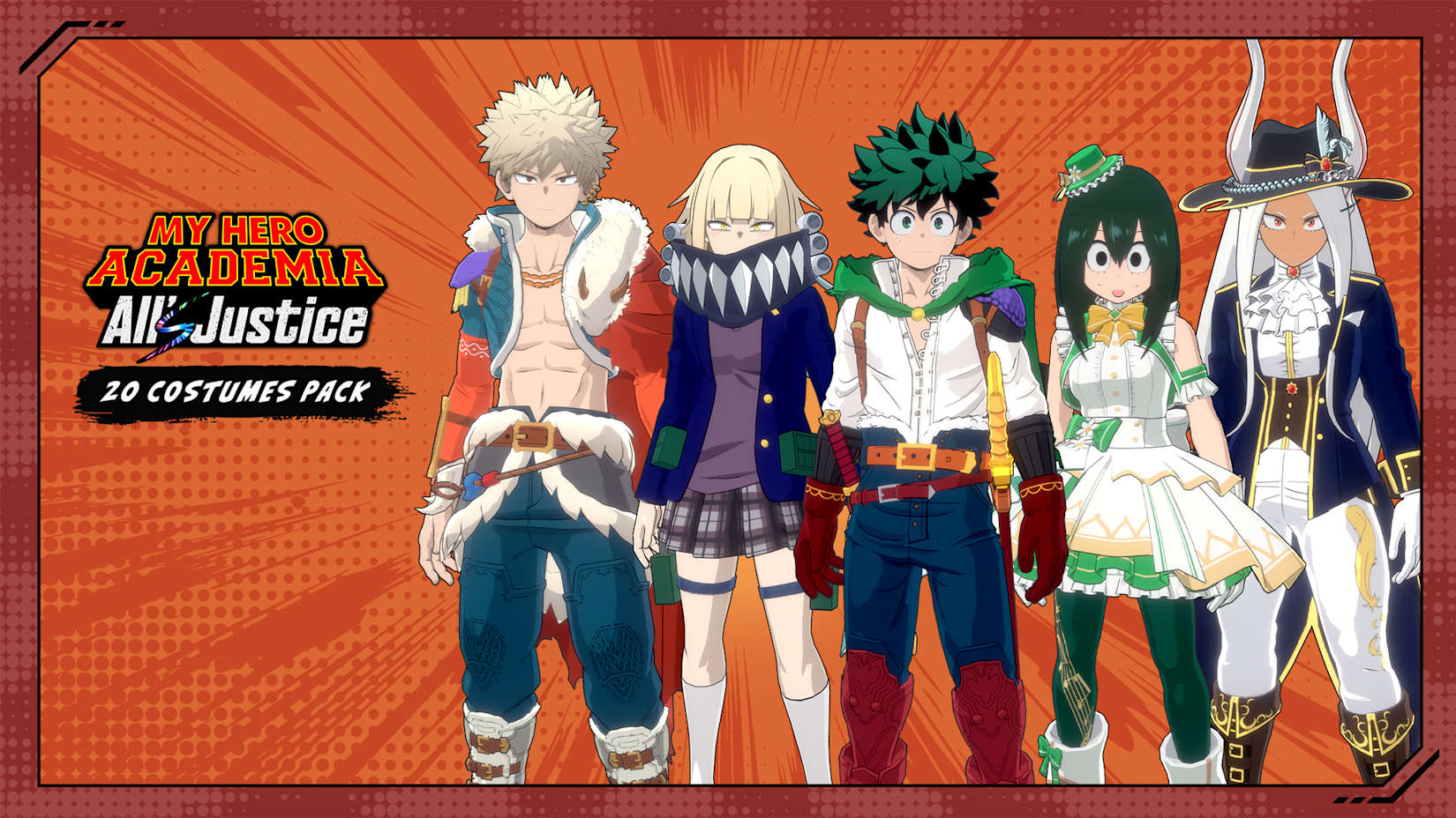 Capa de MY HERO ACADEMIA: All’s Justice - Pacote com 20 Trajes