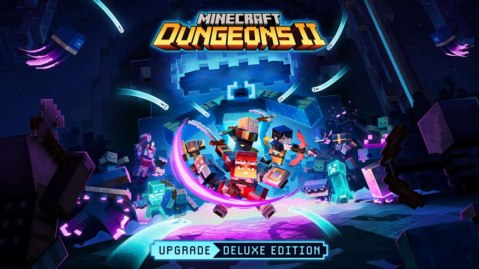 Capa de Minecraft Dungeons II Atualização Deluxe