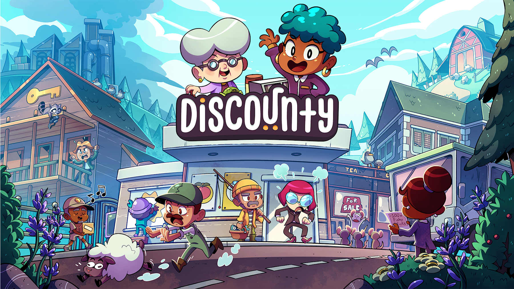 [XCI] Discounty : 打骨折超市日记+1.04补丁美版中文