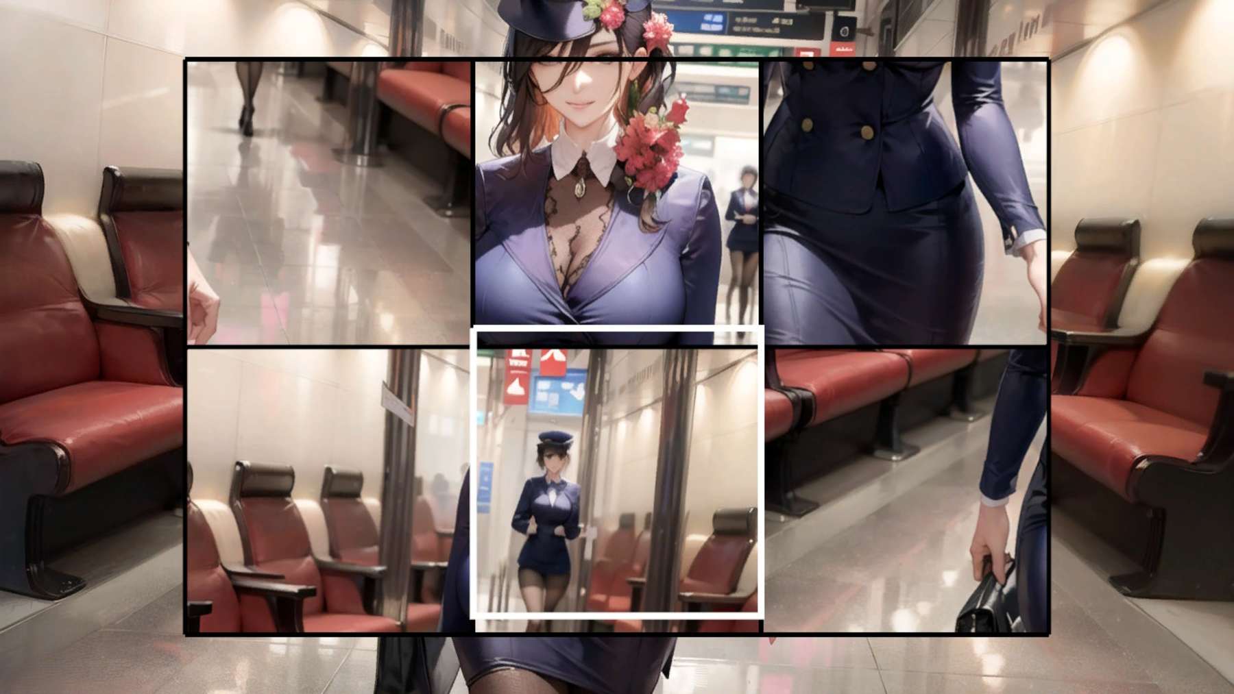 动漫女孩：飞行暗恋-Hentai Girls: Flight Crush-游戏截图-好玩游戏库