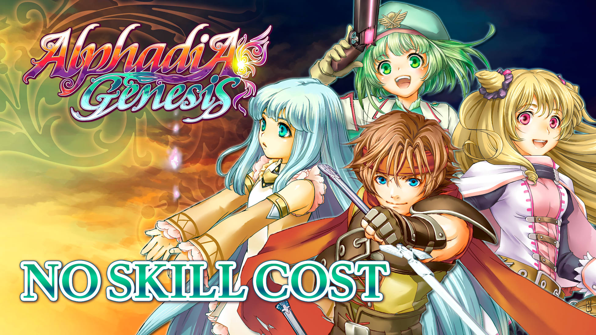 No Skill Cost - Alphadia Genesis