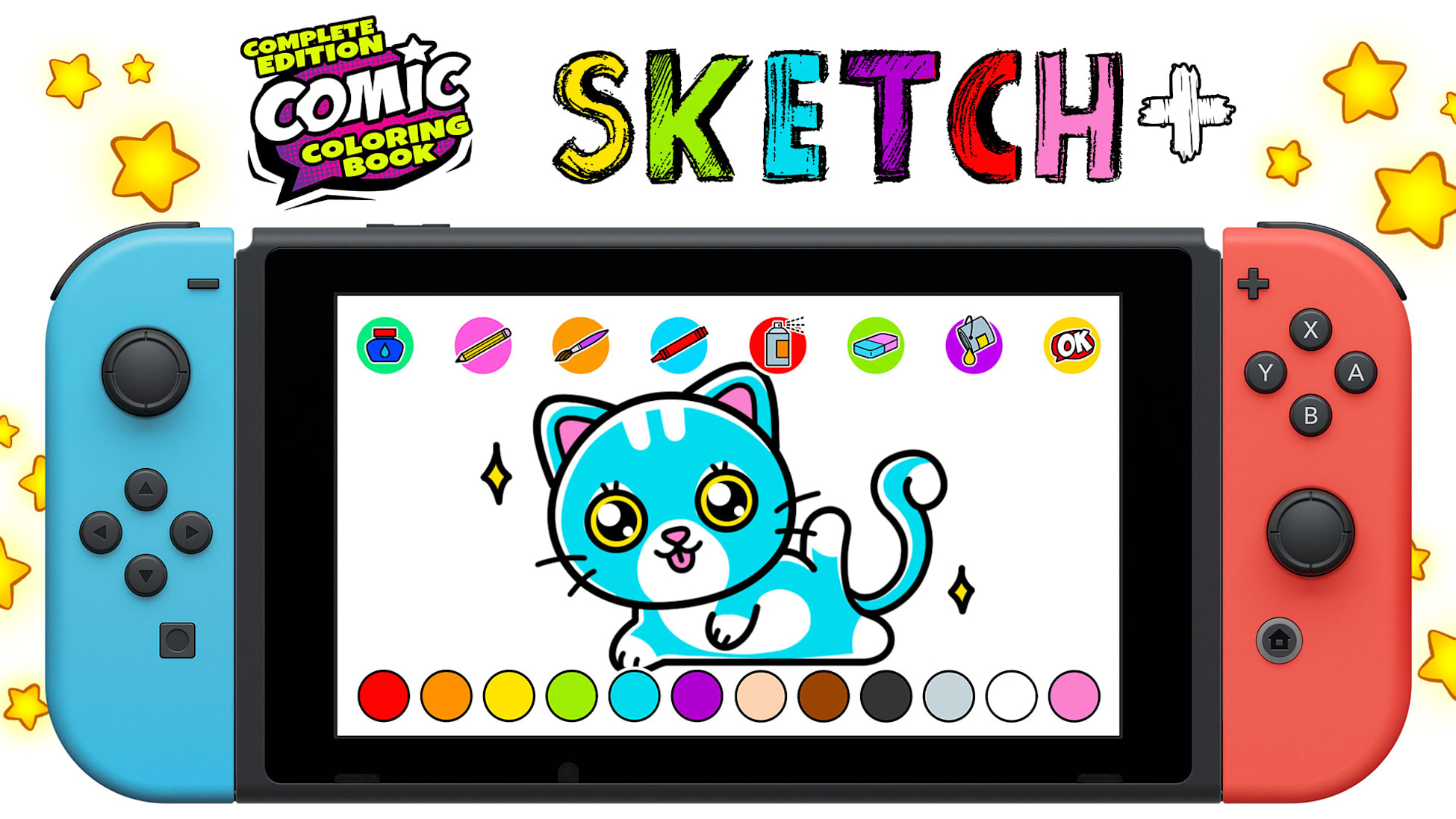 Comic Coloring Book Complete Edition: SKETCH +