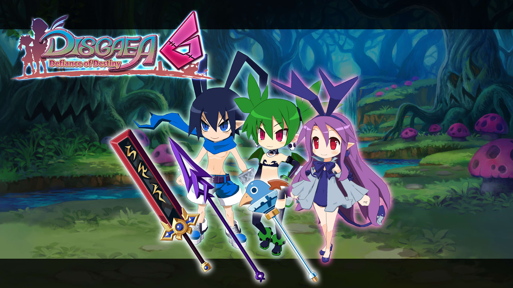 Disgaea 6 Laharl, Etna, and Flonne Color & Equipment Set