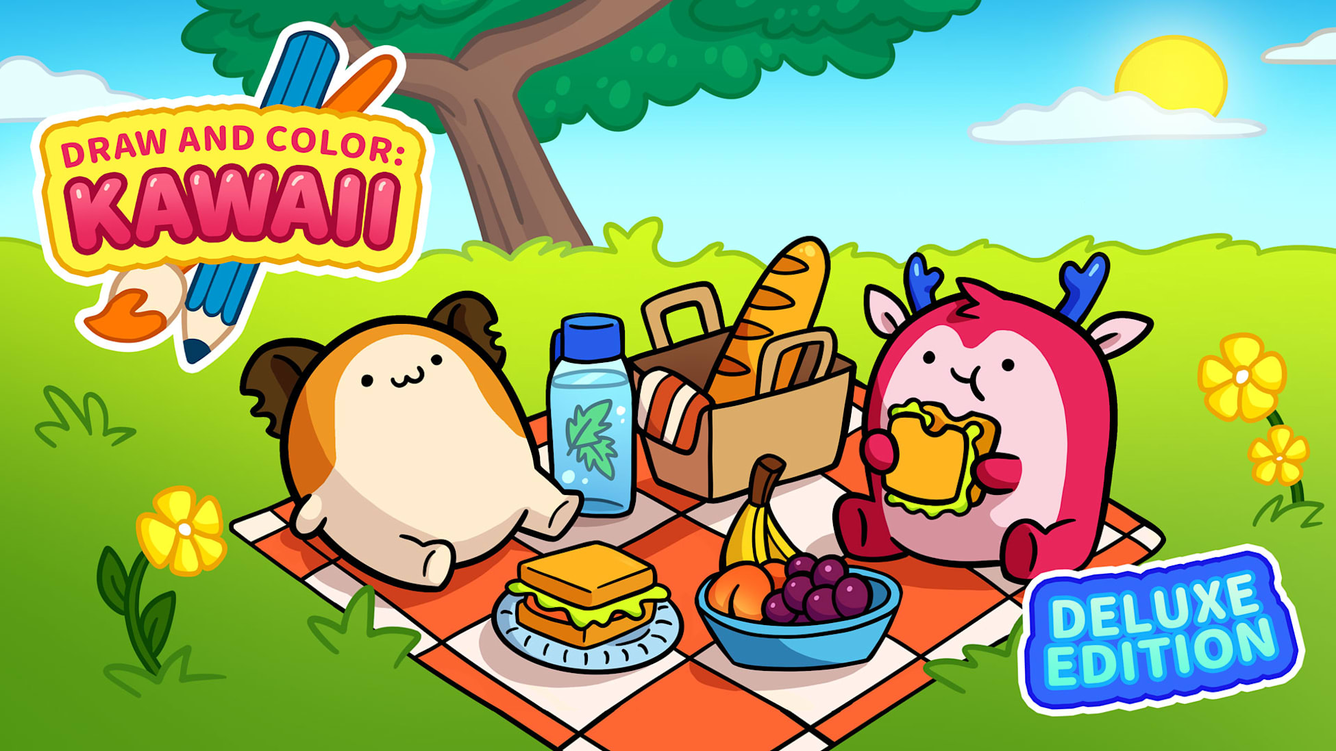 DRAW AND COLOR: KAWAII Deluxe Edition