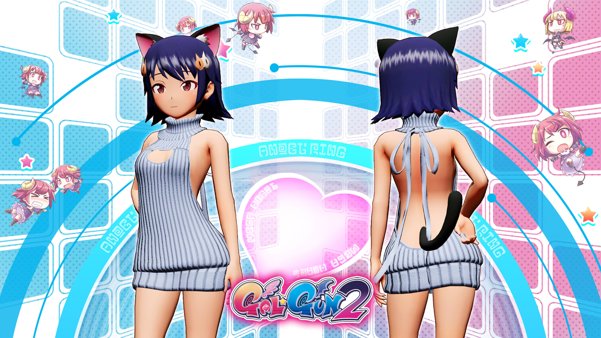 Gal*Gun 2 - Meowvelous Sweater Set