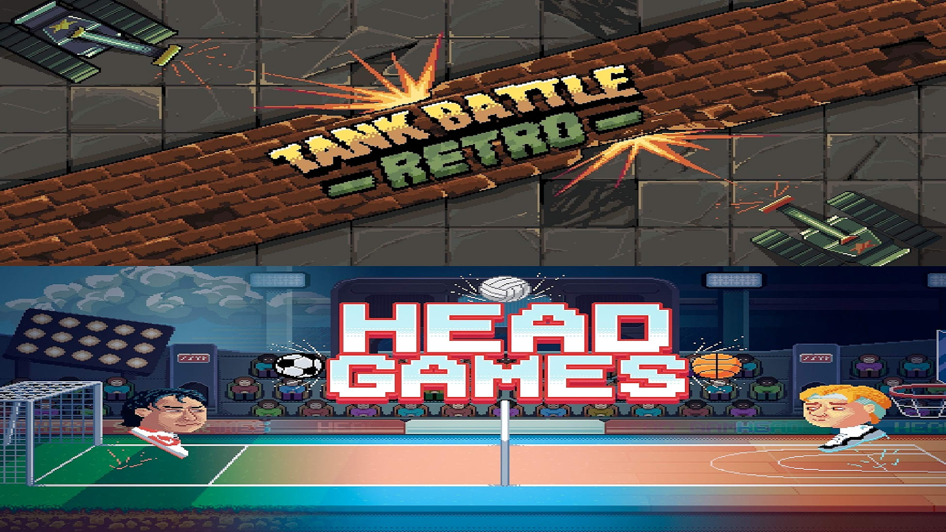 Head Games and Tank Battle Retro