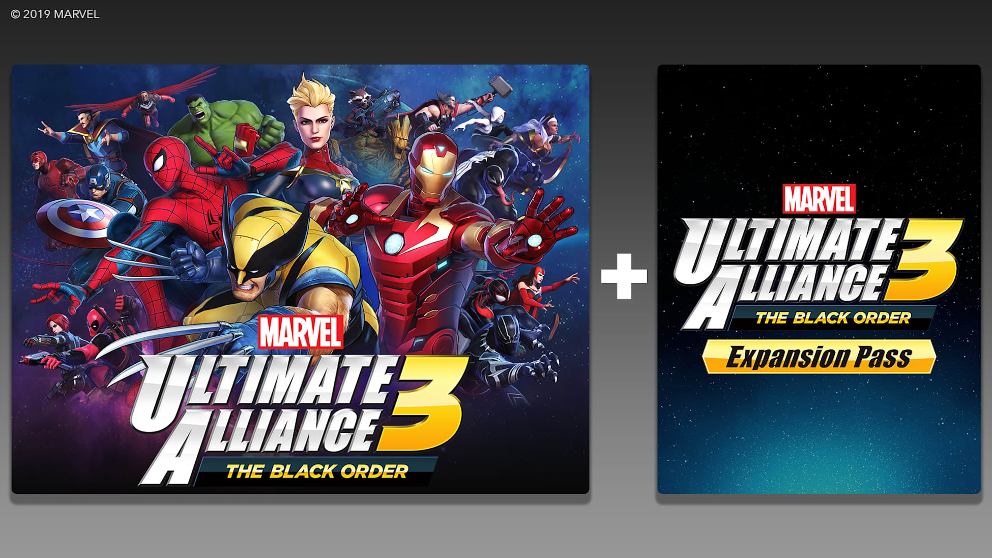 MARVEL ULTIMATE ALLIANCE 3: The Black Order and MARVEL ULTIMATE ALLIANCE 3: The Black Order Expansion Pass