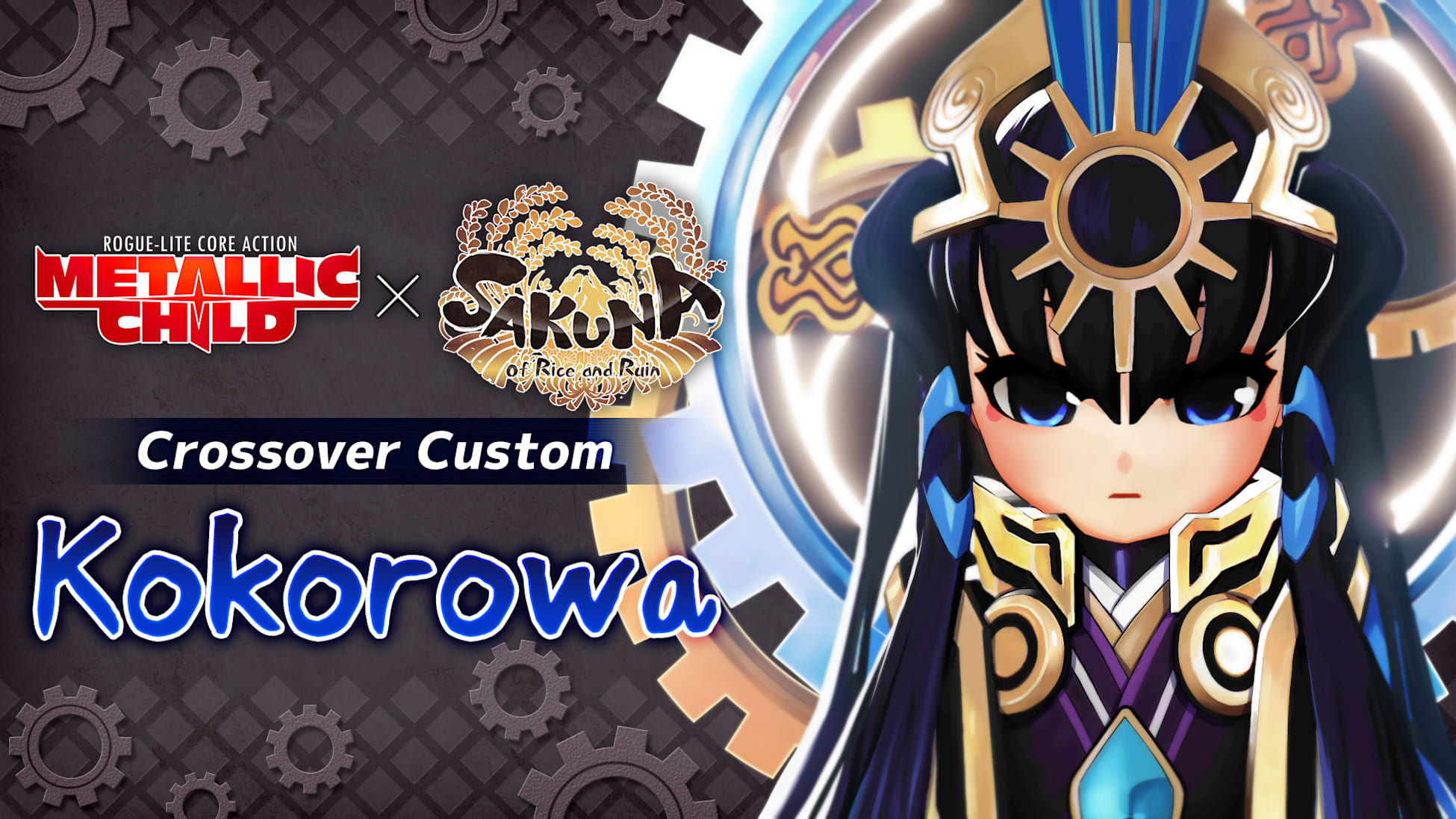 METALLIC CHILD x Sakuna: Of Rice and Ruin Crossover Custom 'Kokorowa'