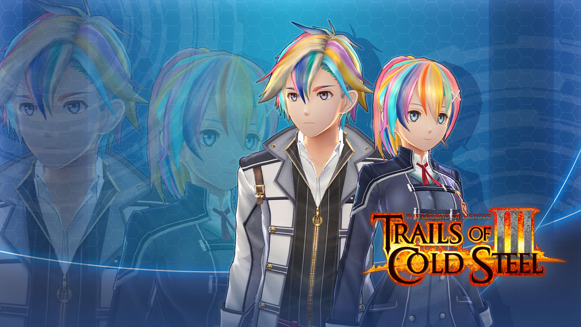 Trails of Cold Steel III: Rainbow Hair Set