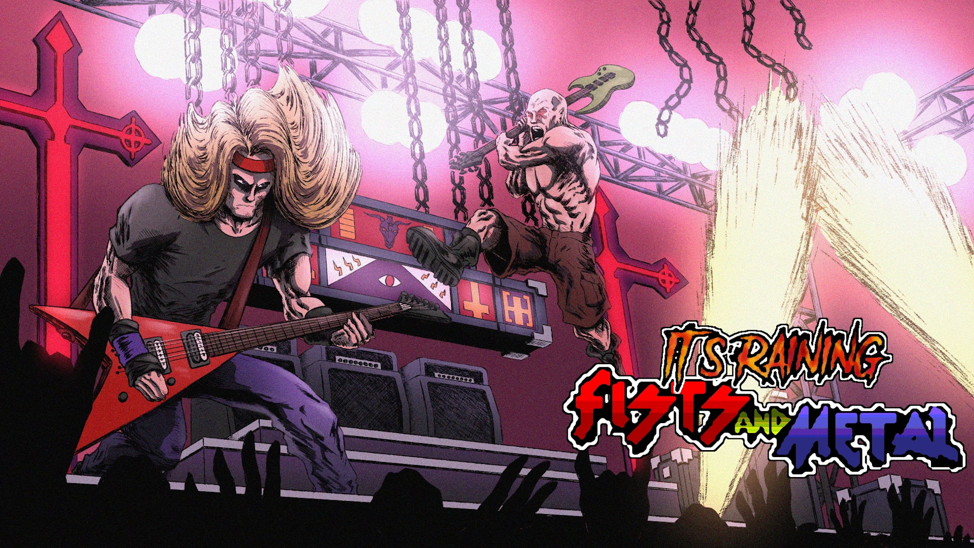 It's Raining Fists and Metal