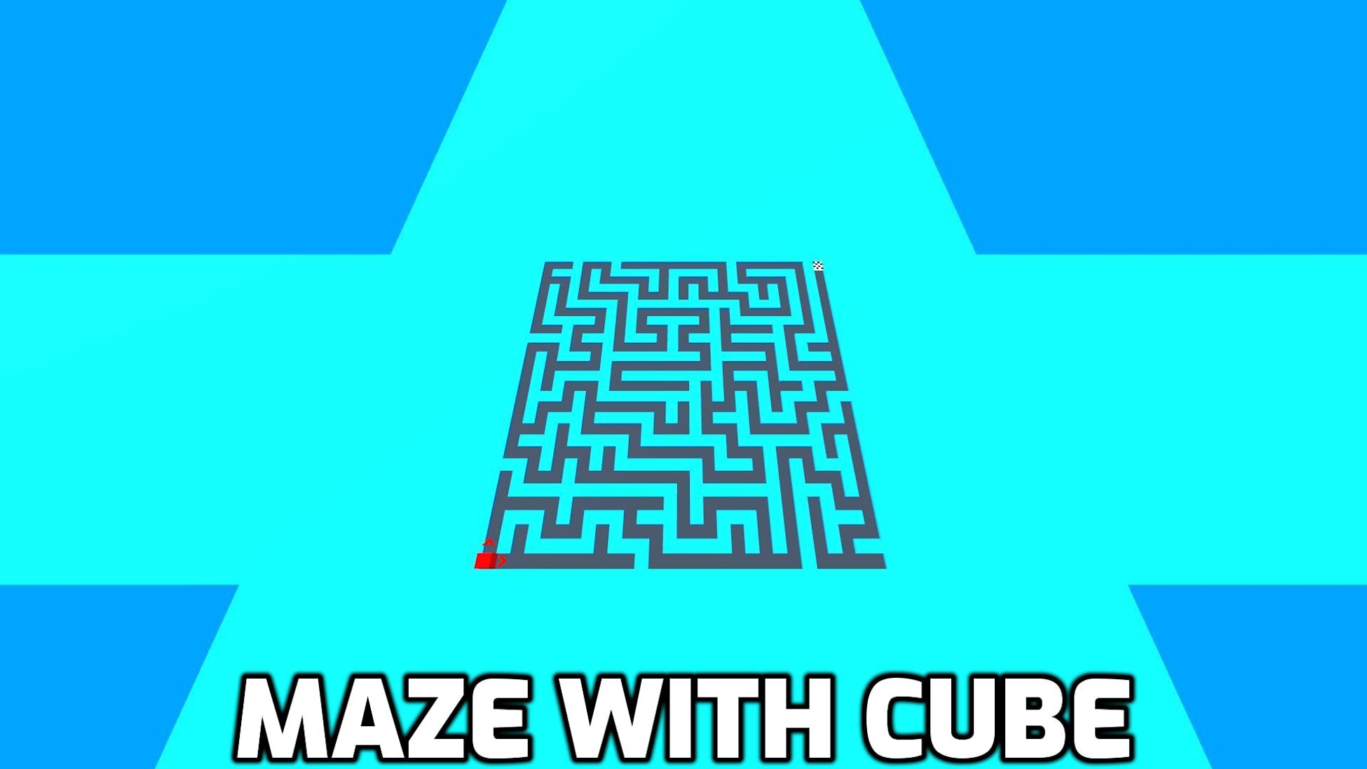Maze with cube