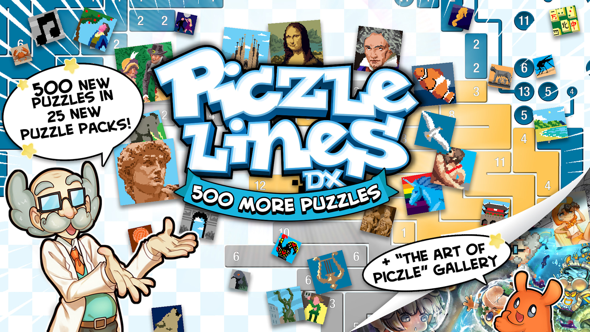 Piczle Lines DX 500 More Puzzles!