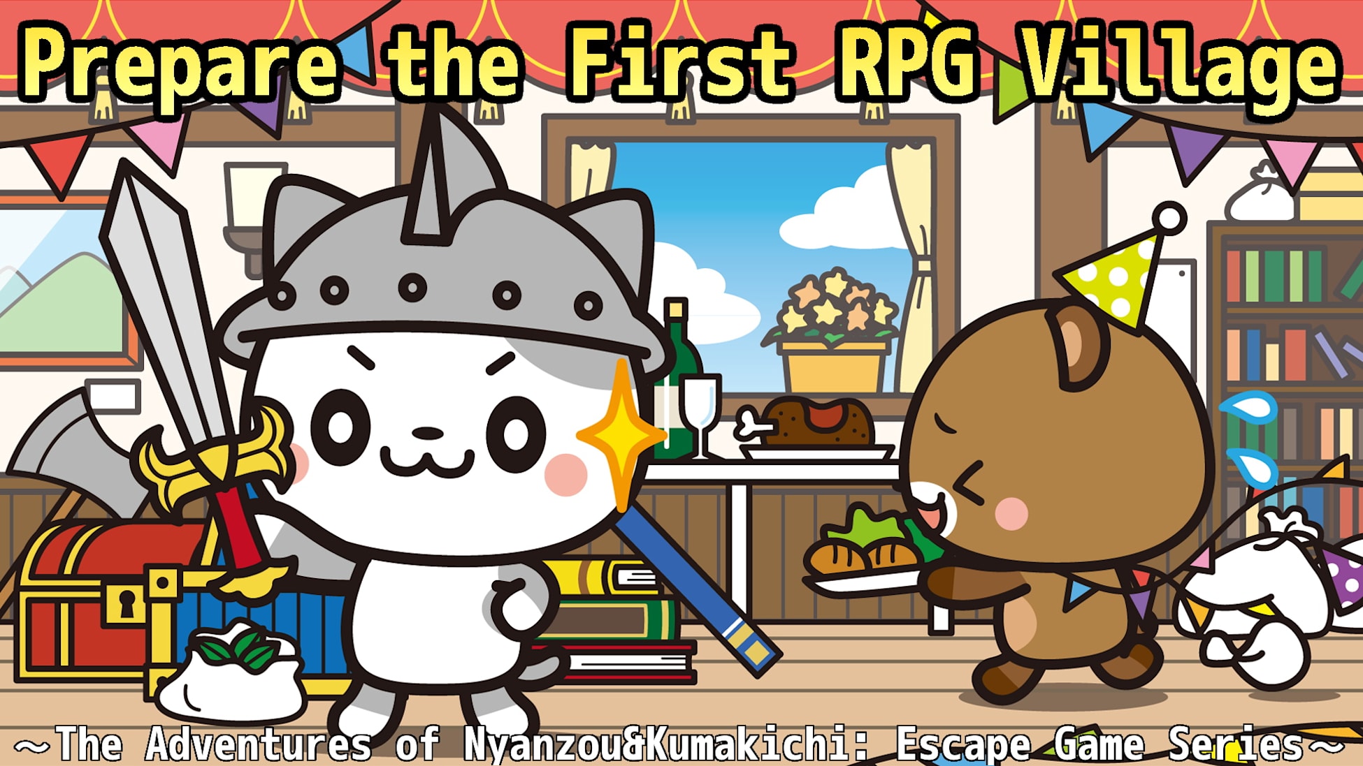 Prepare the First RPG Village
～The Adventures of Nyanzou&Kumakichi: Escape Game Series～